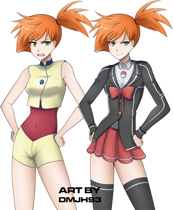 Misty Classicand Updated Outfits PNG