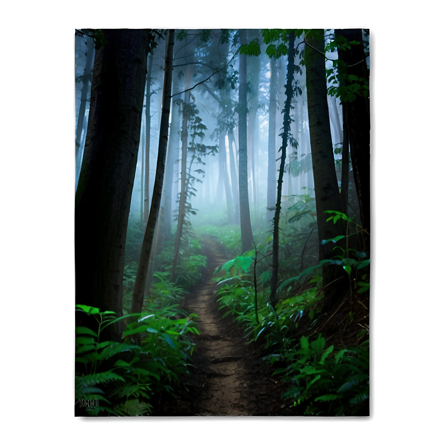 Misty Forest Trail Png Eys PNG