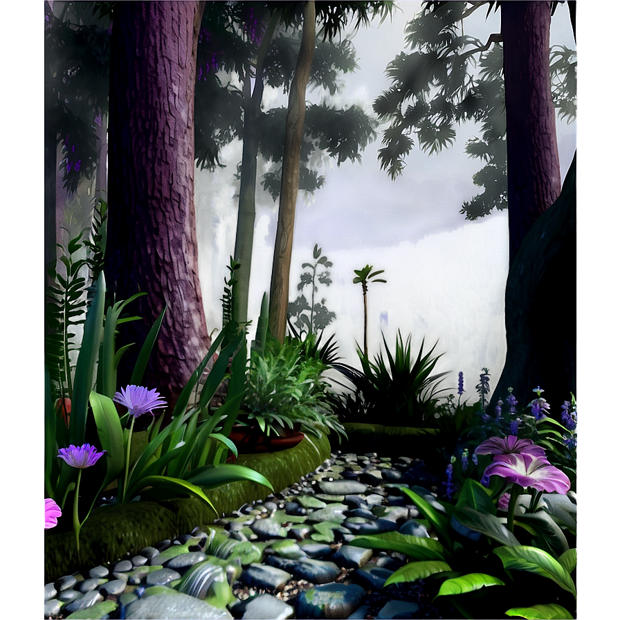 Misty Garden Magic Png 92 PNG