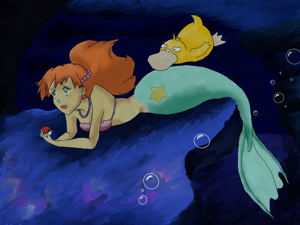 Misty Mermaid And Psyduck