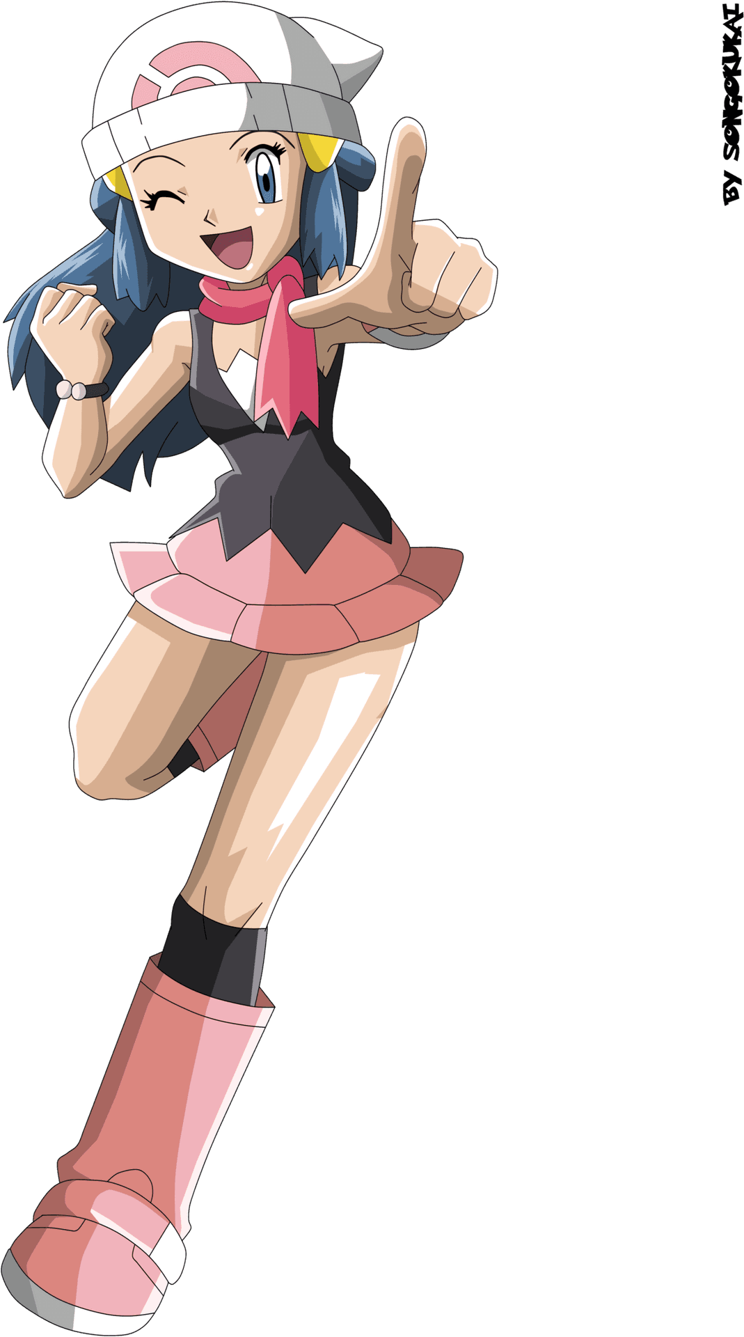 Misty Pokemon Animated Character Pose PNG