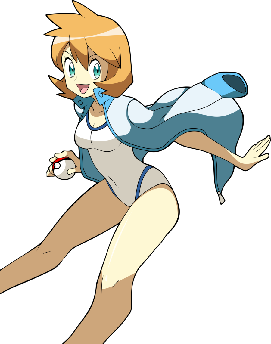 Misty Pokemon Character Action Pose PNG