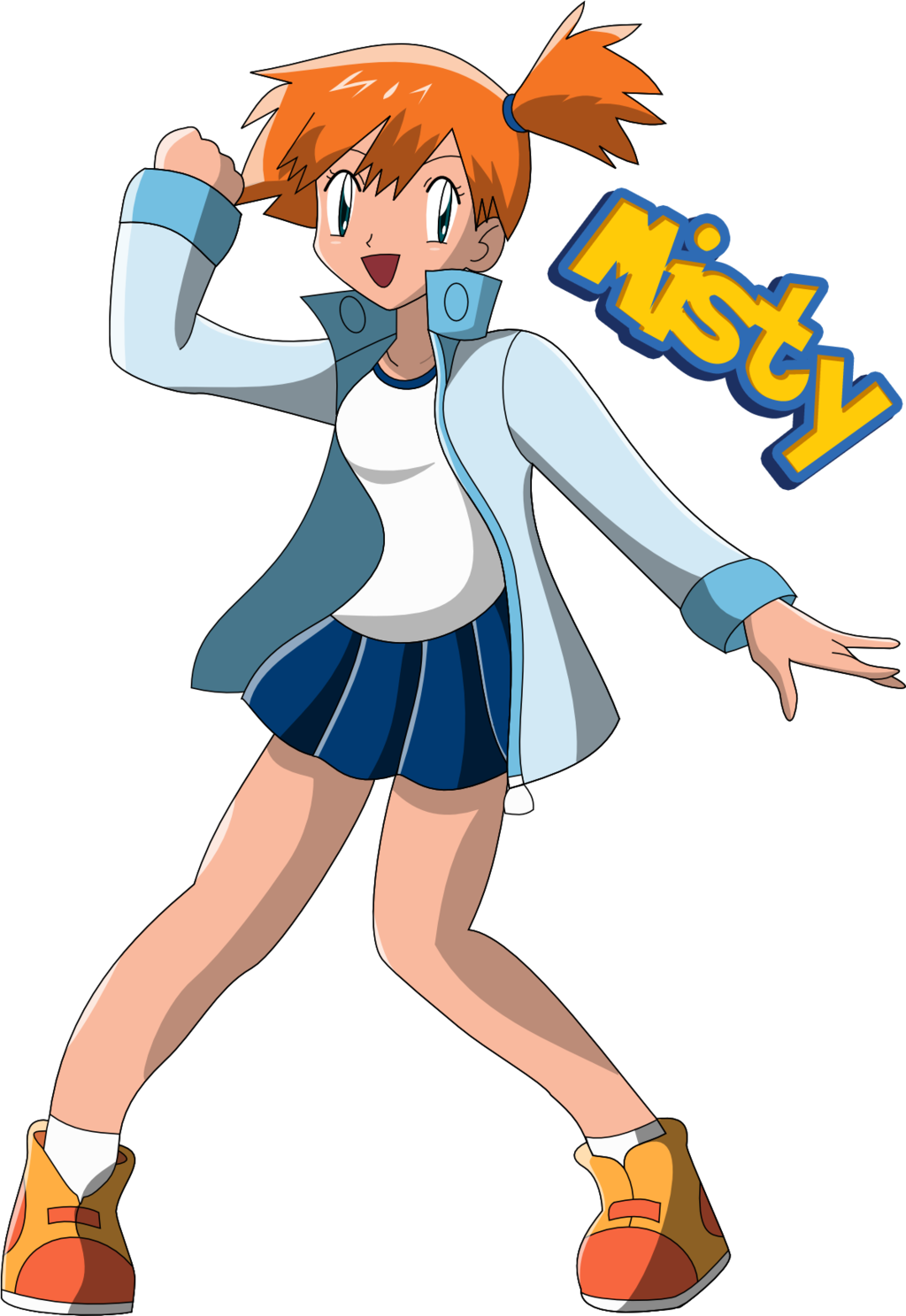 Download Misty Pokemon Character Pose | Wallpapers.com