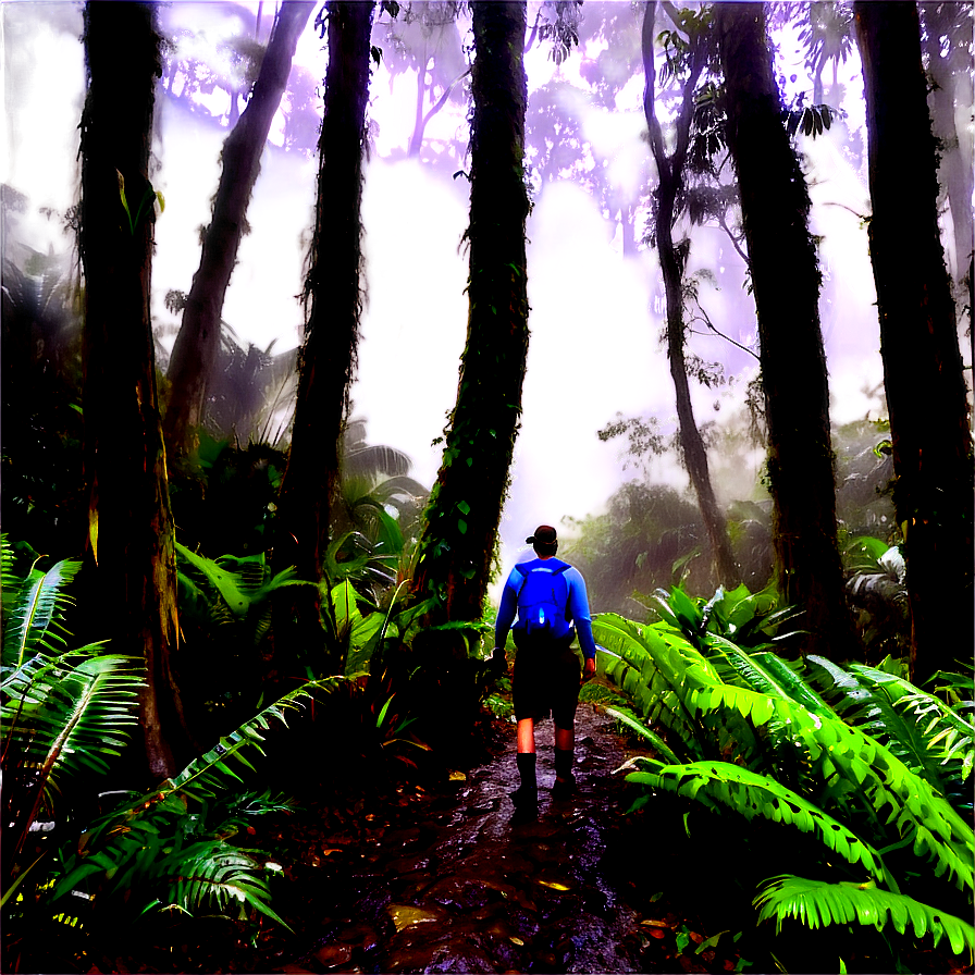 Misty Rainforest Trek Png 35 PNG