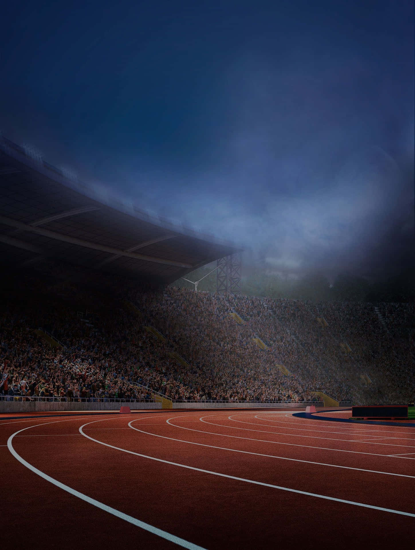 Misty Stadium Evening.jpg Wallpaper