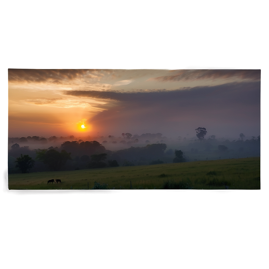 Misty Sunrise Glory Png 42 PNG