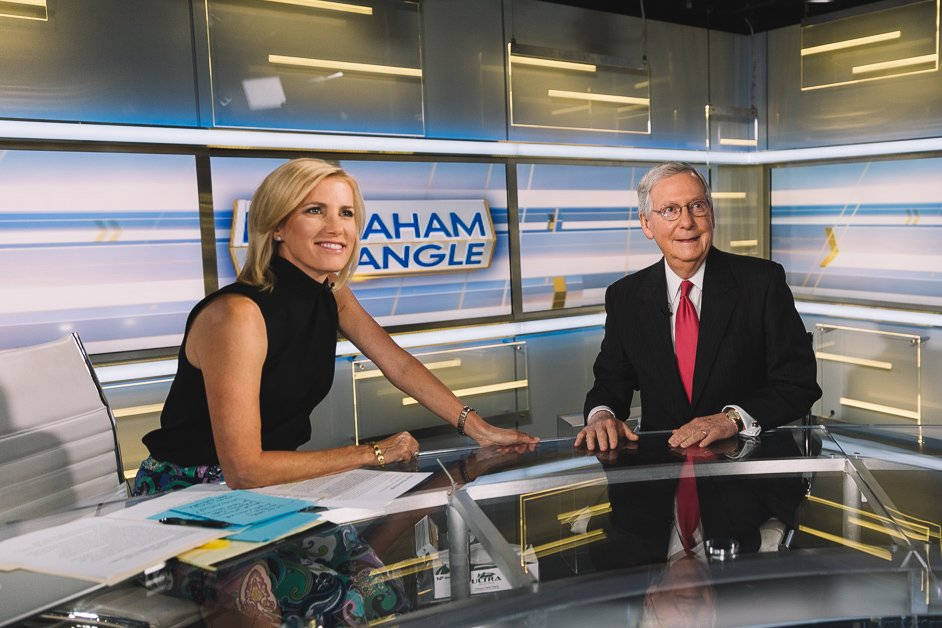 Mitch Mcconnell At The Ingraham Angle Wallpaper
