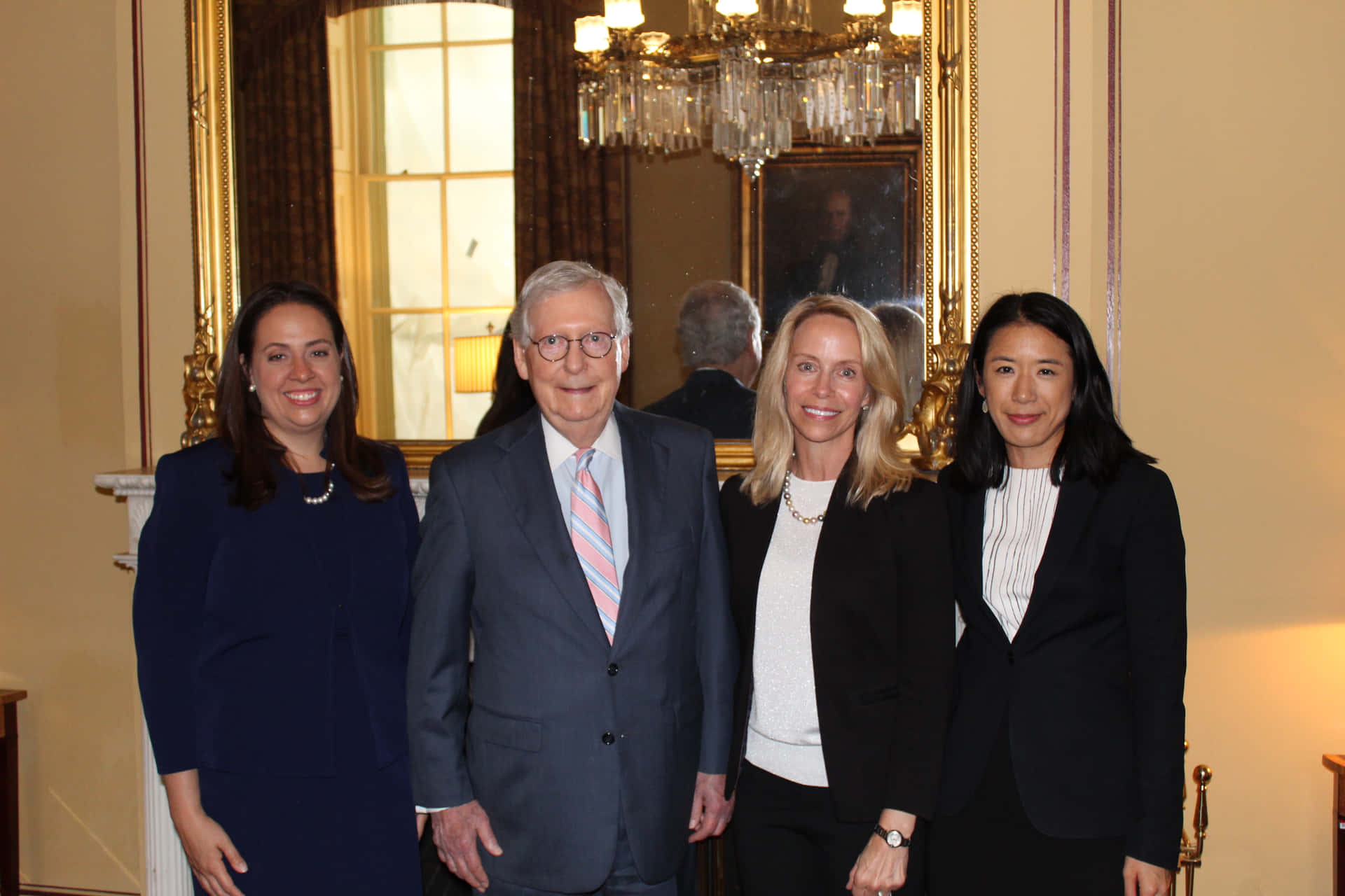 Mitch Mcconnell With Sentencing Commission Nominees Wallpaper