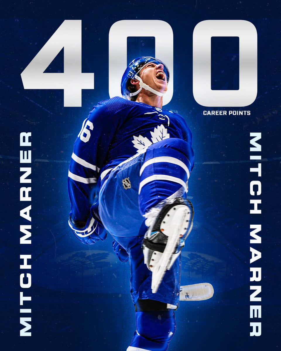 Canadian Ice Hockey Prodigy - Mitchell Marner's Career Highlights Poster Wallpaper