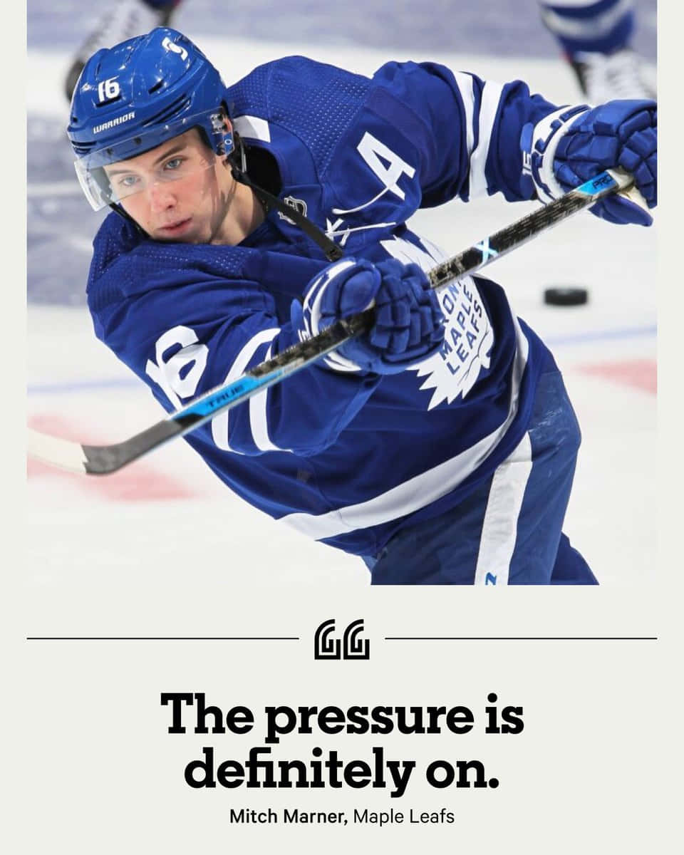 Mitchell Marner Player Quote Wallpaper
