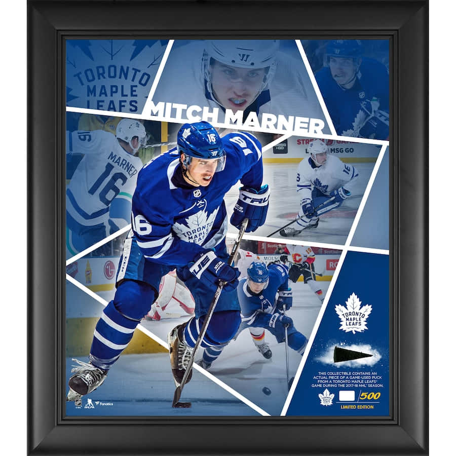 Mitchell Marner plakat for Toronto Maple Leafs Wallpaper