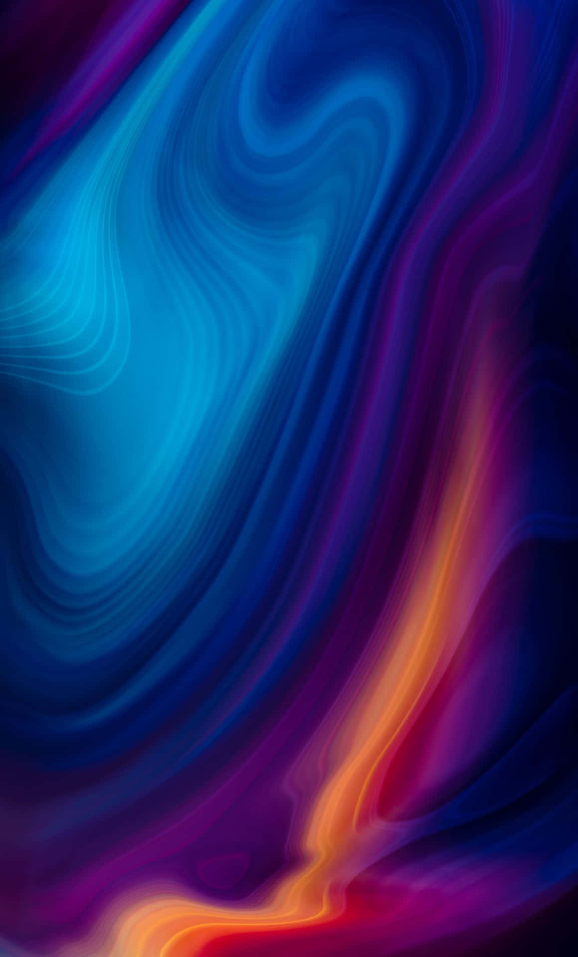 Abstract Background With Blue And Orange Colors