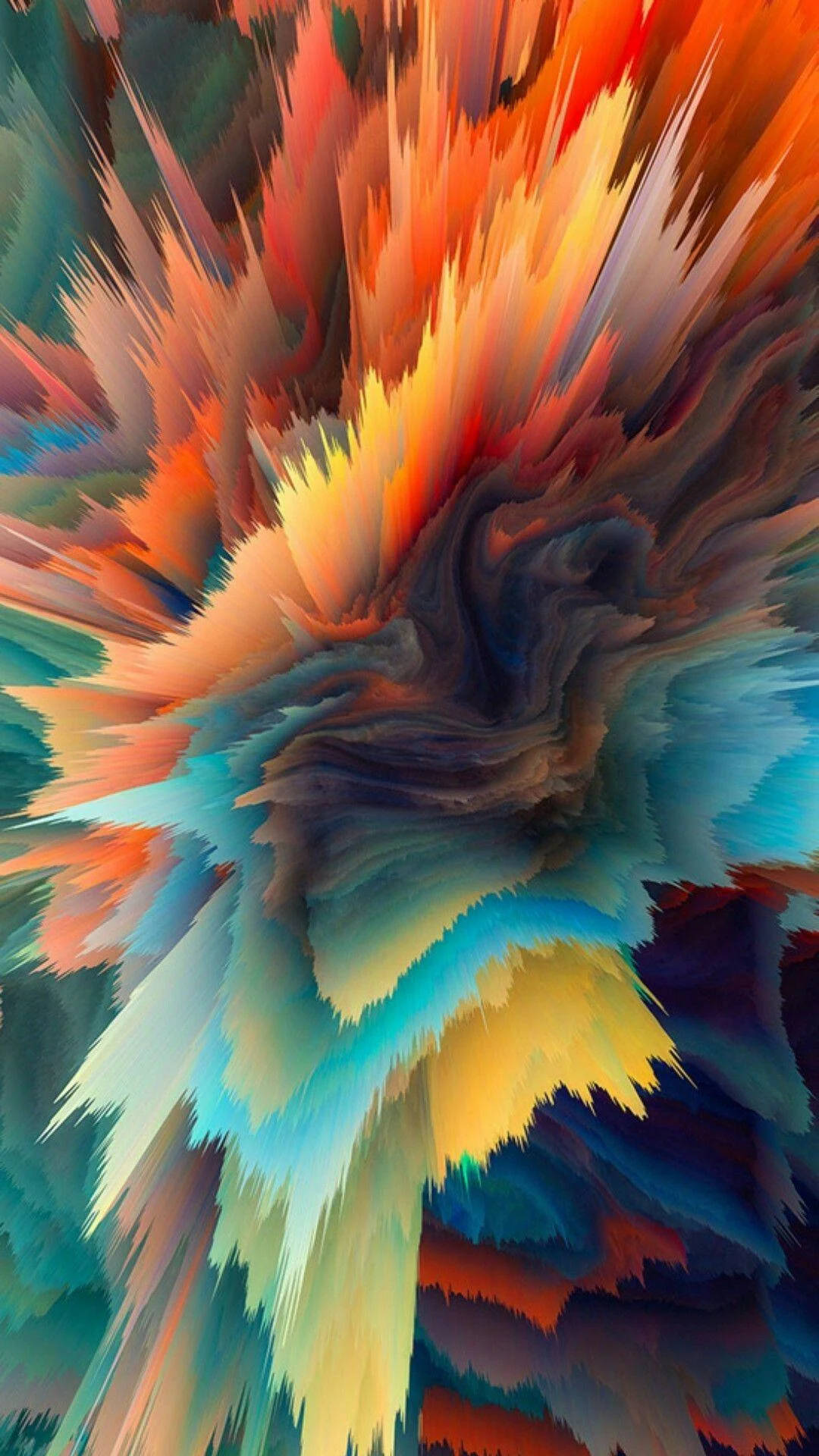 Mix Color Explosion Wallpaper