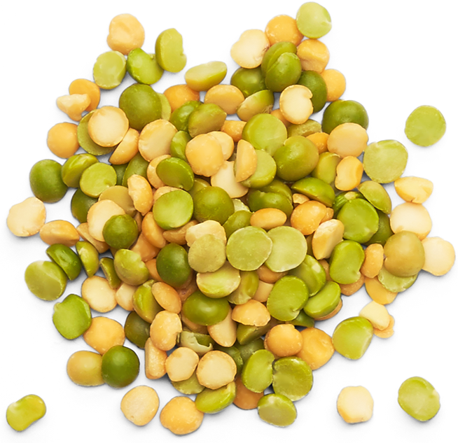 Mixed Greenand Yellow Split Peas PNG