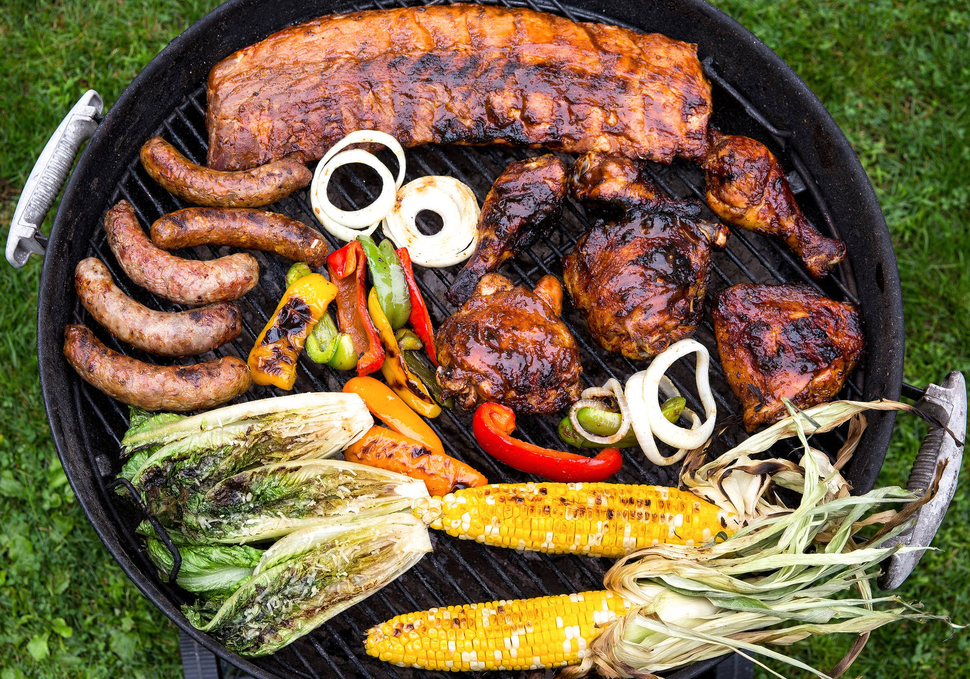 Mixed Grill Barbecue And Meat Wallpaper