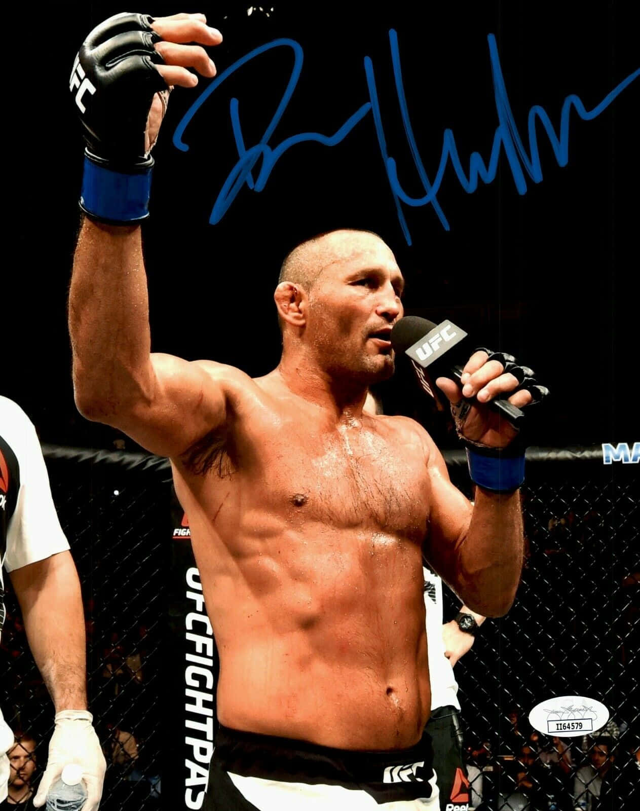 Mixed Martial Artist Dan Henderson During UFC Championship Wallpaper