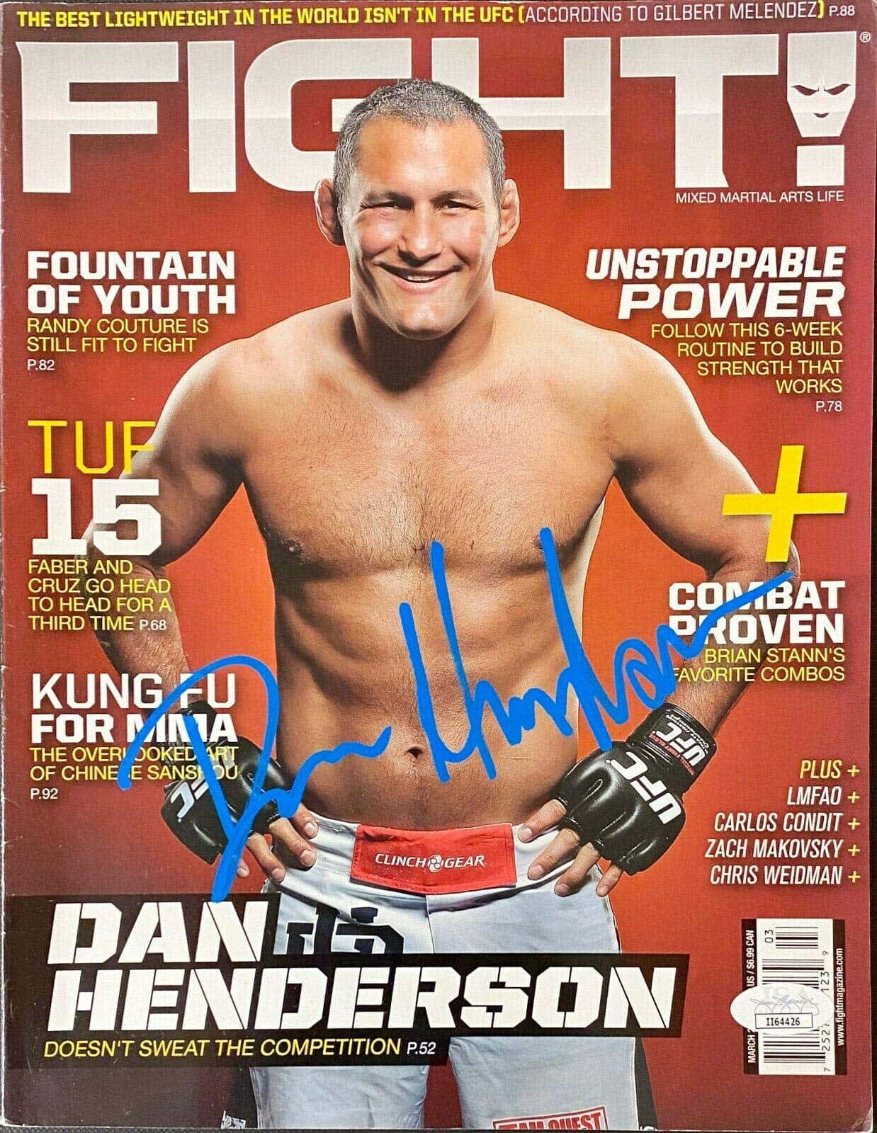 Mixed Martial Artist Dan Henderson Magazine Wallpaper
