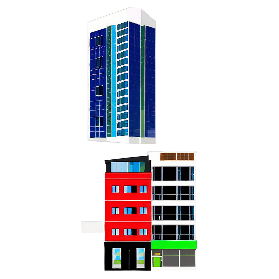 Mixed-use Buildings Composition Png 41 PNG