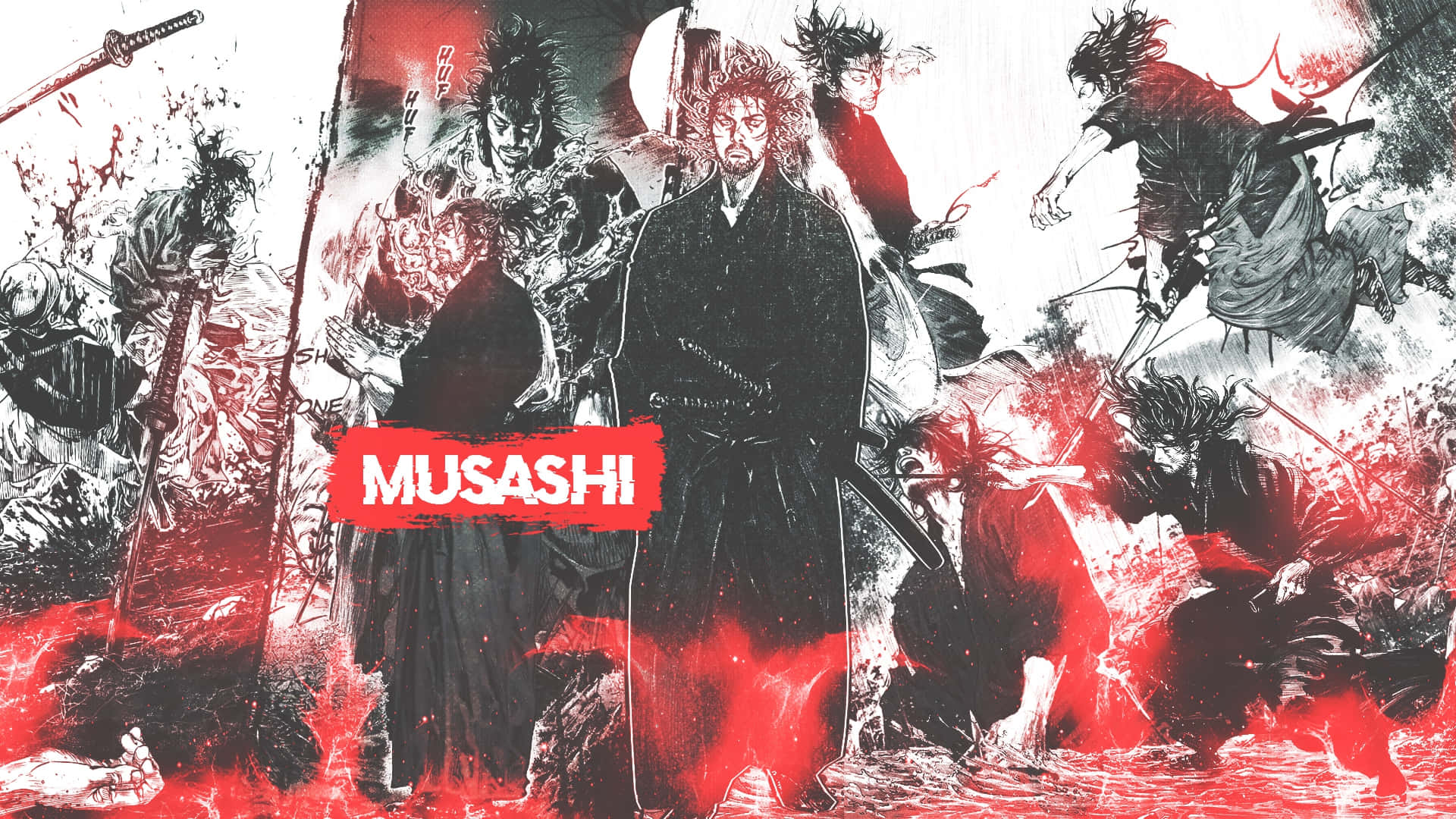 Miyamoto_ Musashi_ Epic_ Samurai_ Artwork Wallpaper