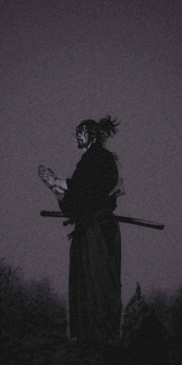 Miyamoto_ Musashi_ Night_ Duel_ Silhouette Wallpaper