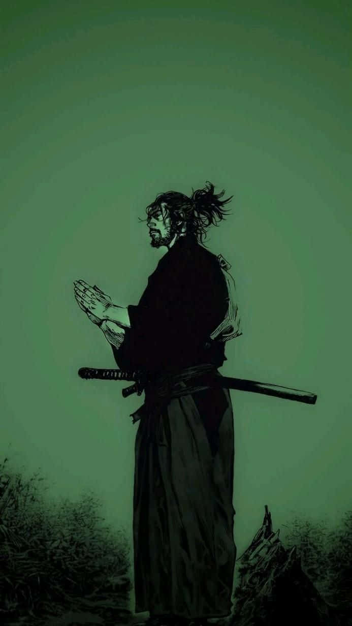 Miyamoto Musashi Samurai Warrior Art Wallpaper
