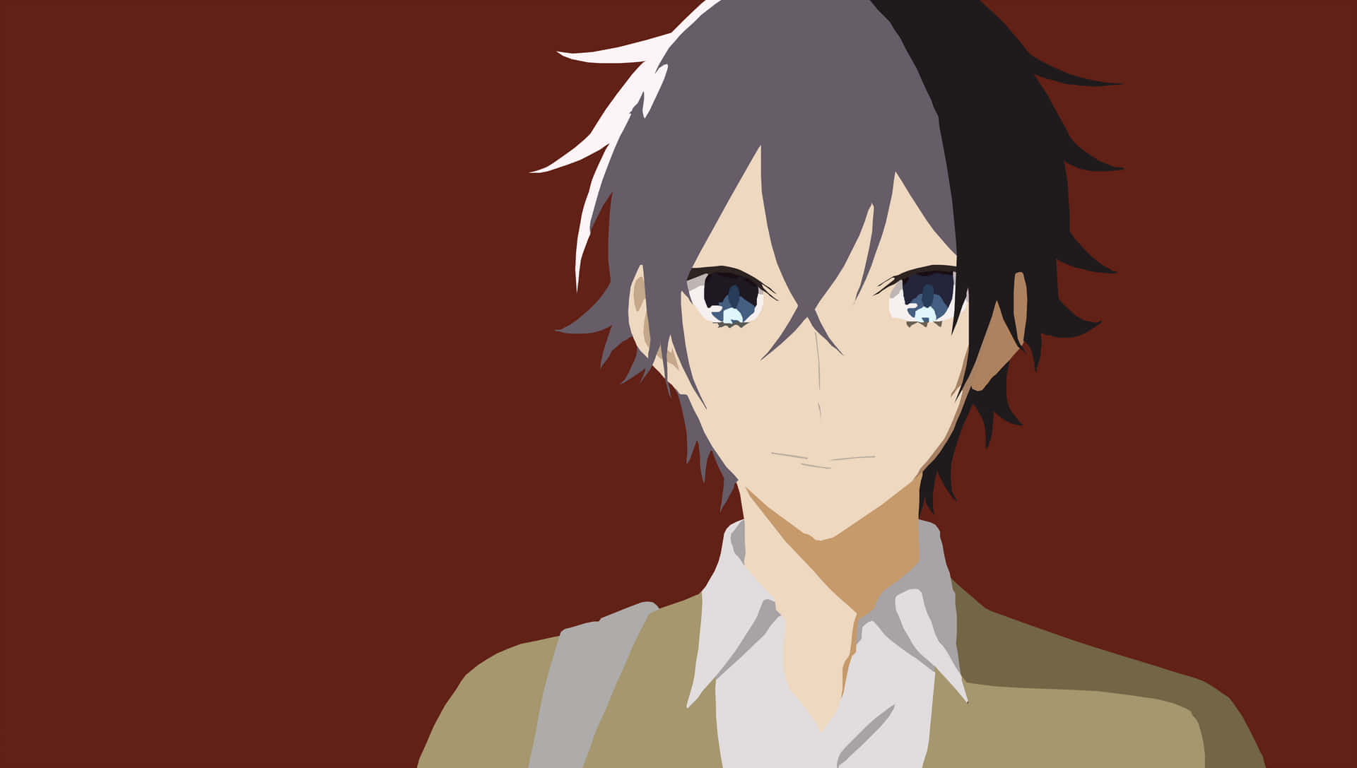 Miyamura Anime Character Profile Wallpaper