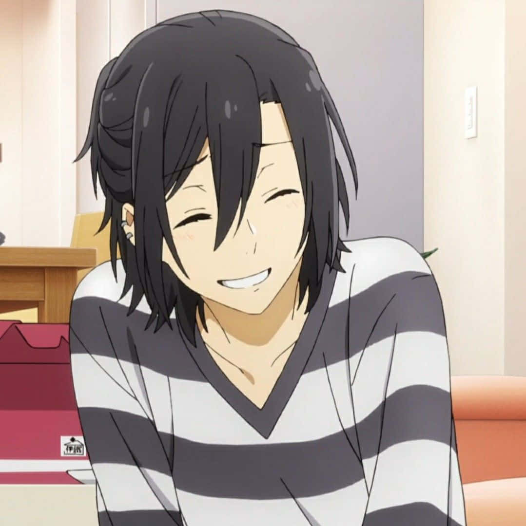 Miyamura Smiling Profile Picture Wallpaper