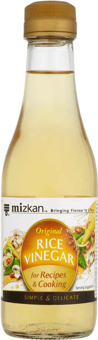 Mizkan Original Rice Vinegar Bottle PNG