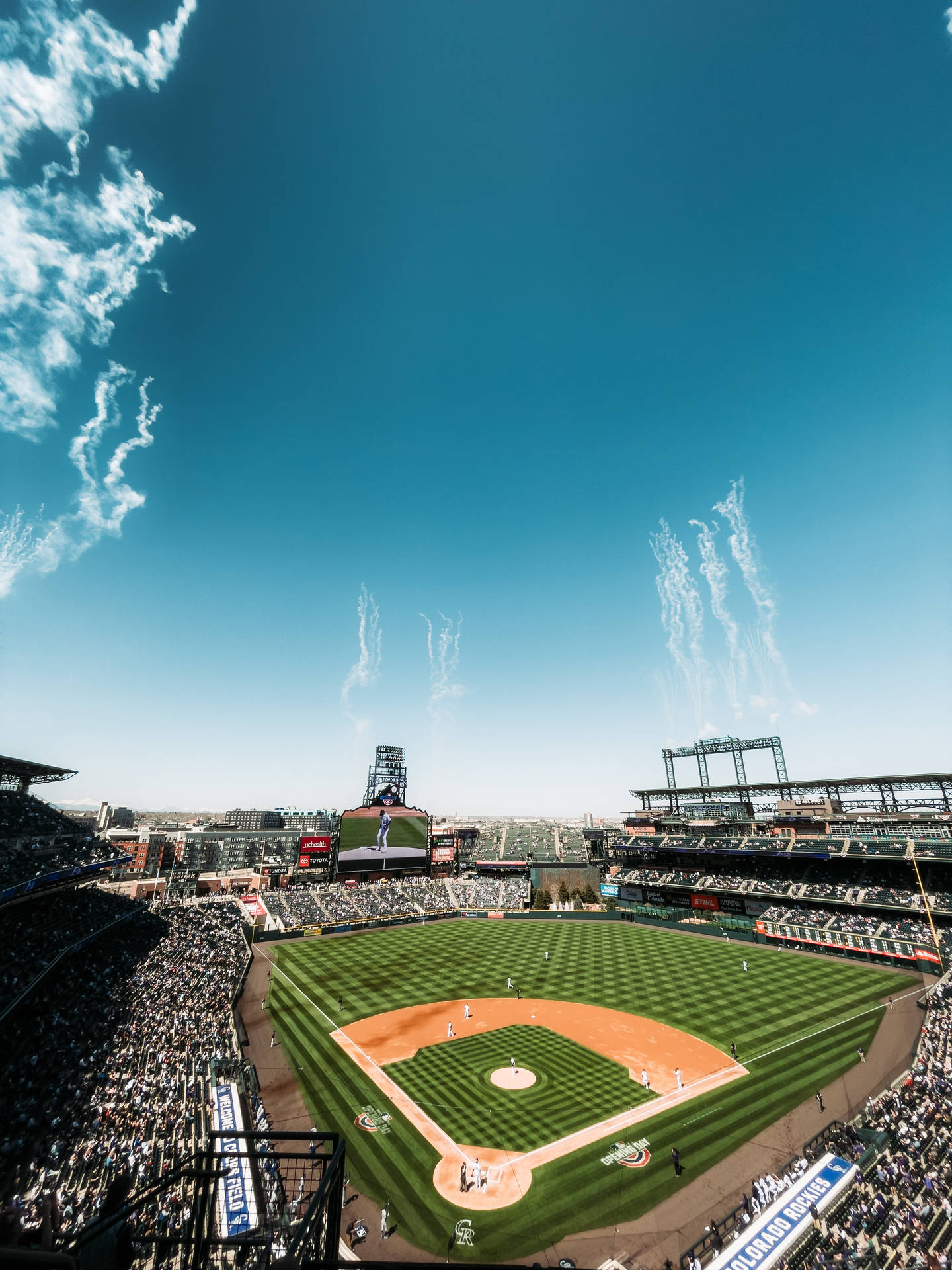 MLB Colorado Baseball Stadium Wallpaper