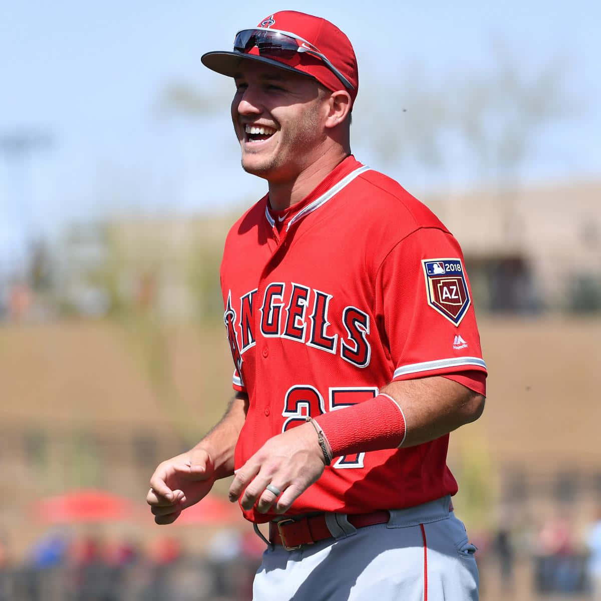 Download MLB Player Mike Trout Los Angeles Angels Wallpaper