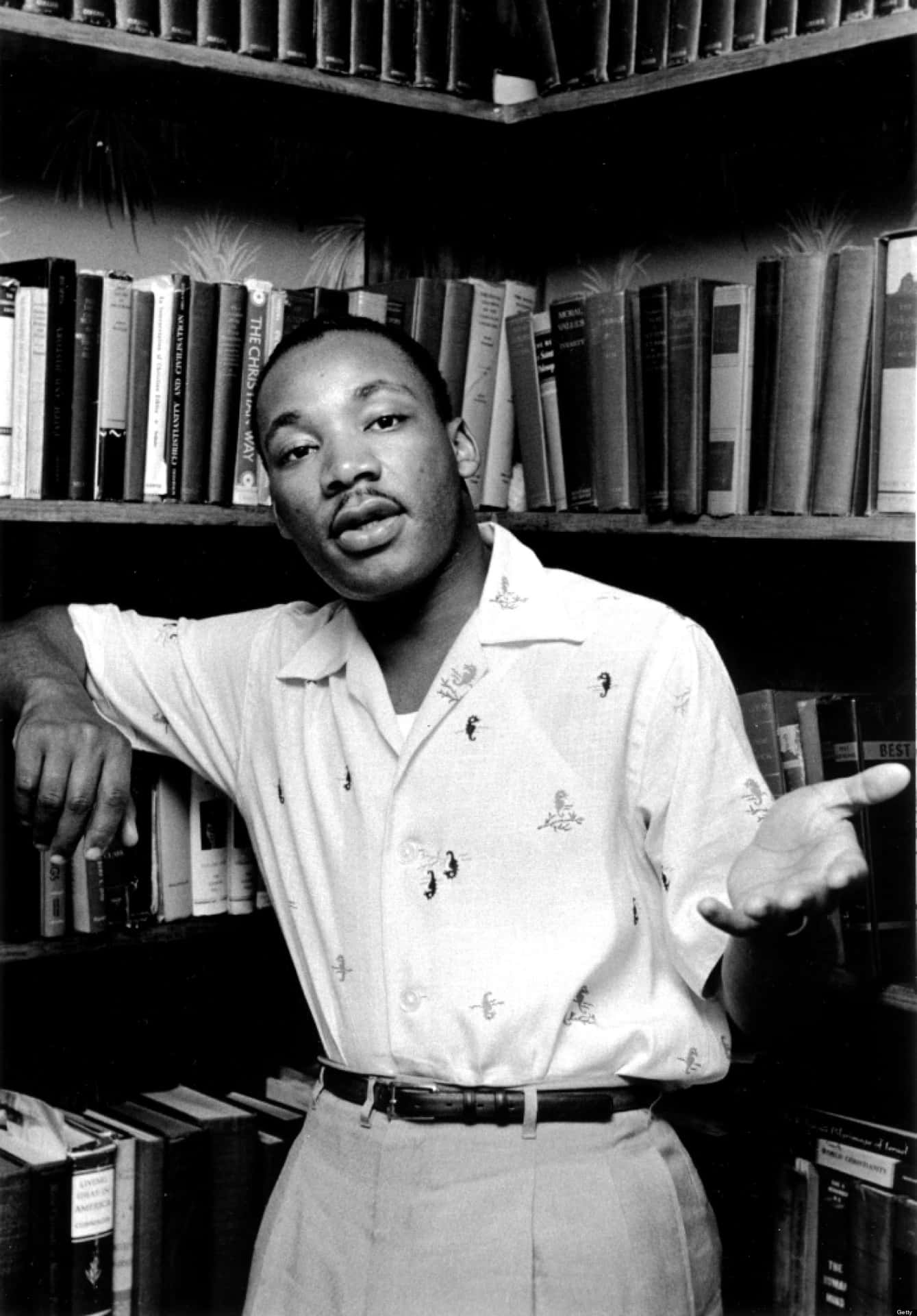 Drmartin Luther King Jr., Eine Ikonische Persönlichkeit Des Mut Und Der Führung