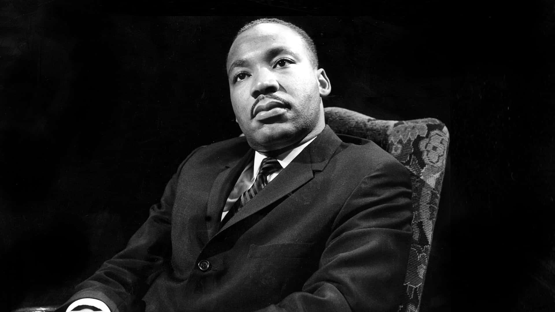 Et skilderi af Martin Luther King Jr.
