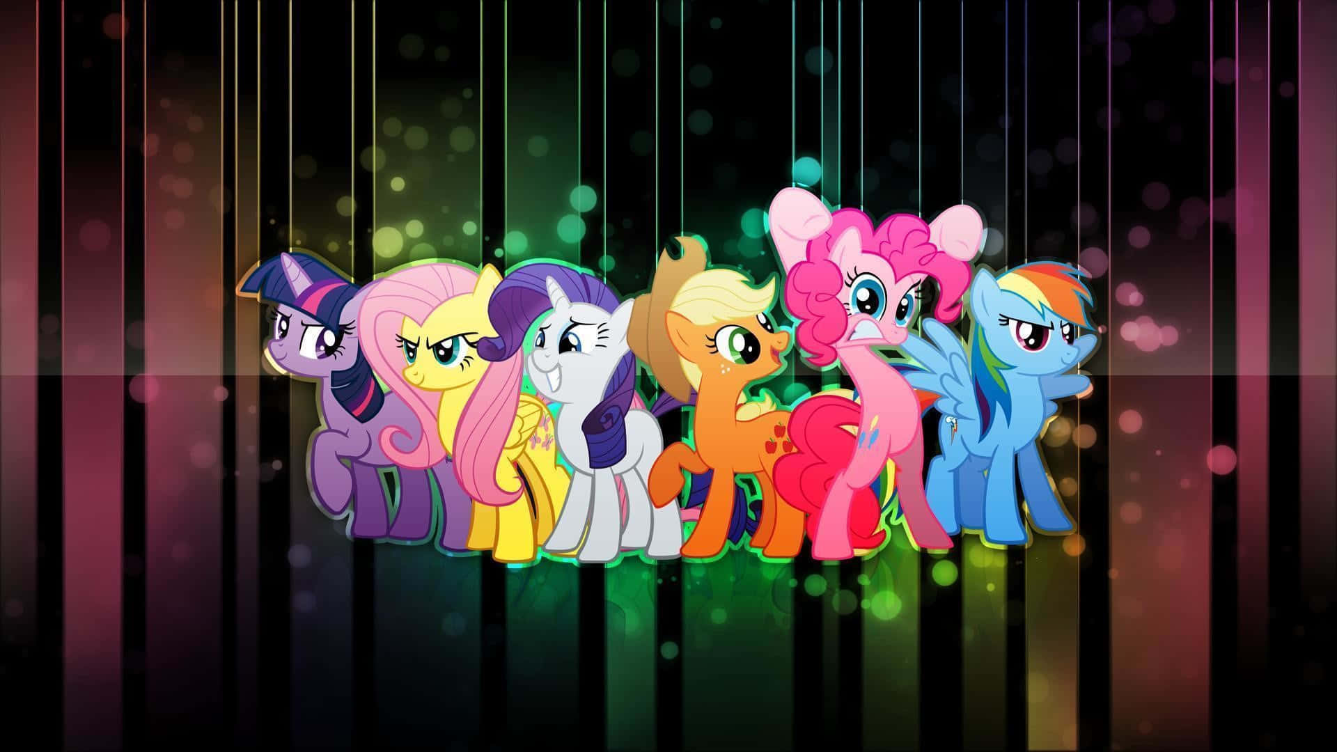 MLP Background The Main Six Ponies