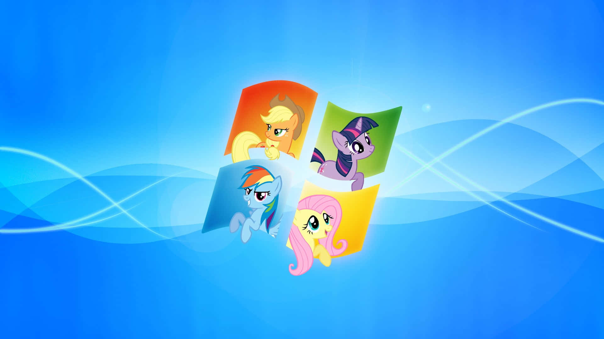 MLP Background And Windows Logo