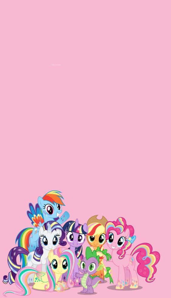 Denperfekta Telefonen För My Little Ponies Fans! Wallpaper