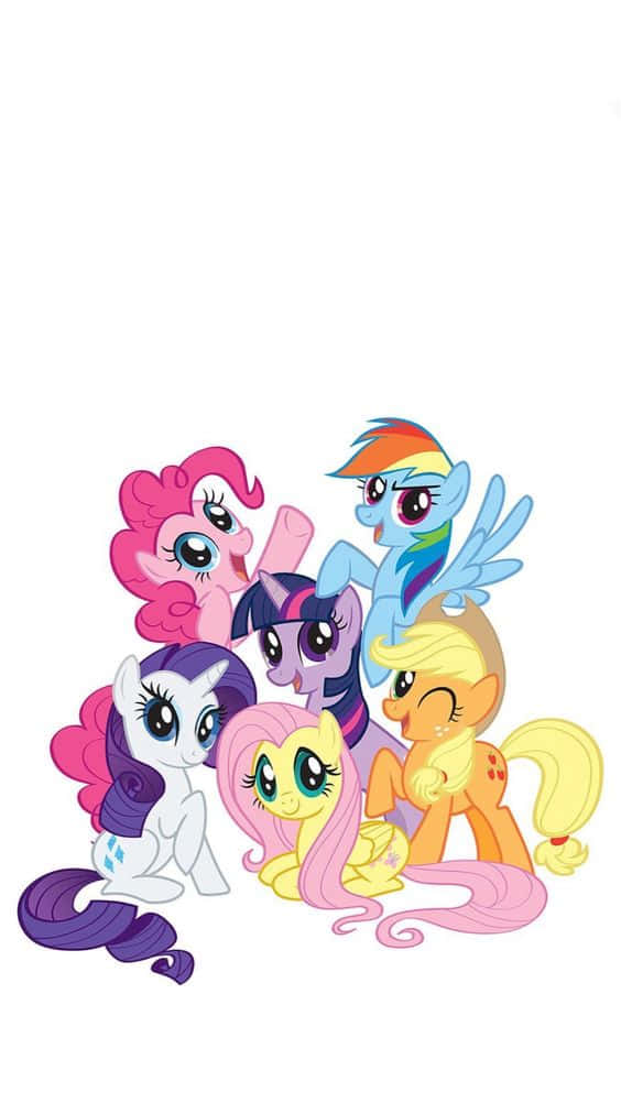 Stay connected with the world of My Little Pony with this phone Wallpaper