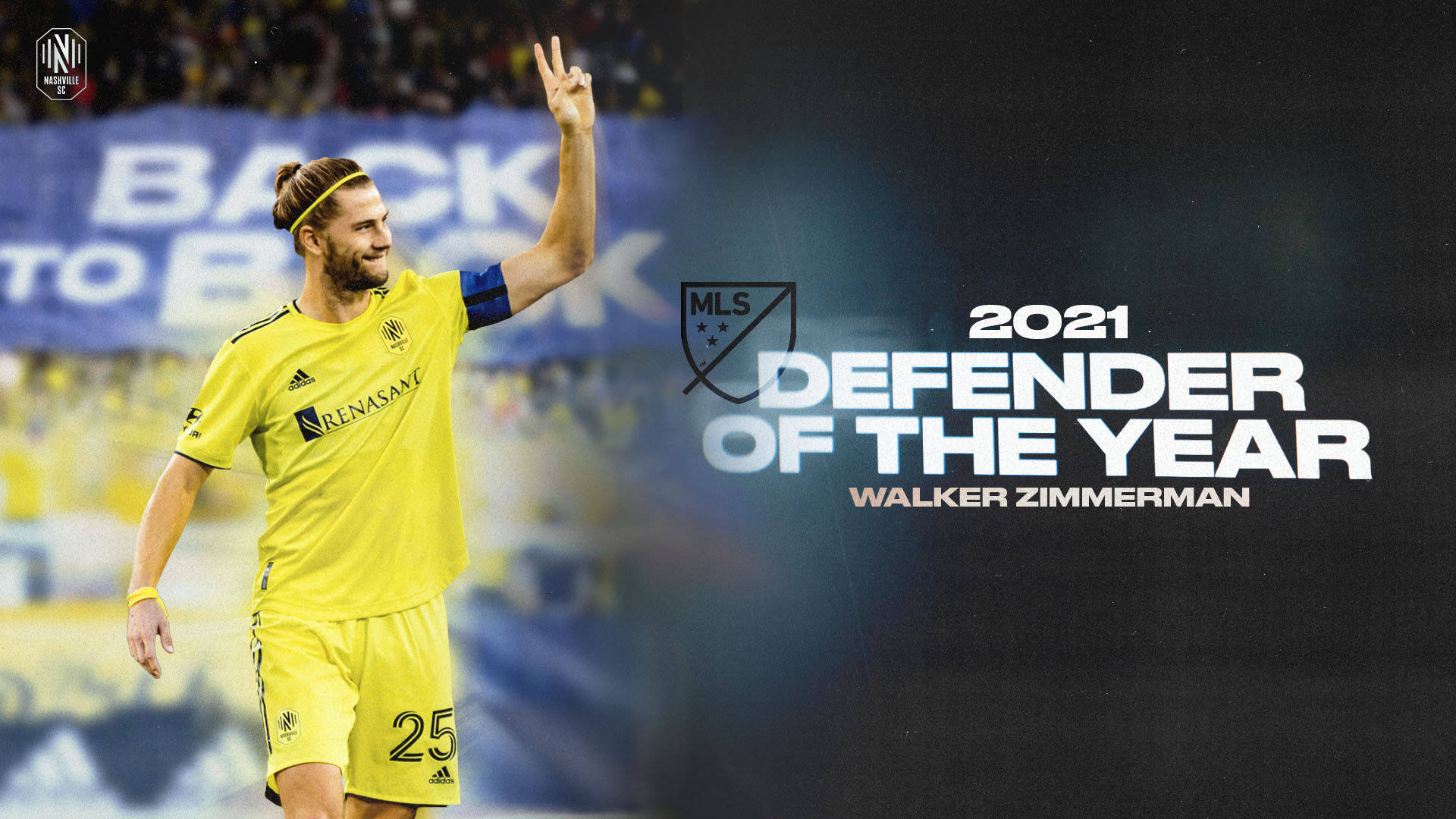 MLS Walker Zimmerman Første Vinder Mønster Tapet Wallpaper