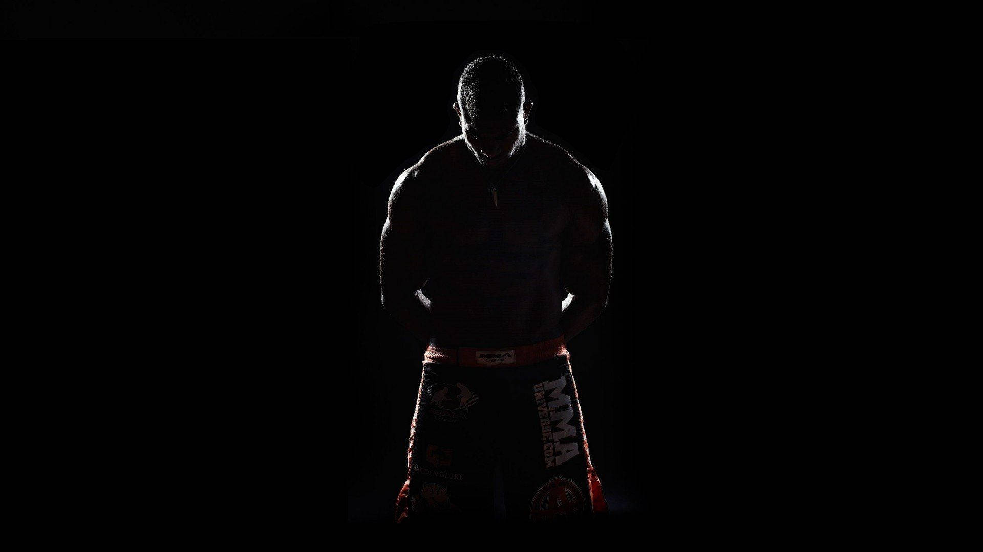 MMA Boxing Silhouette Wallpaper