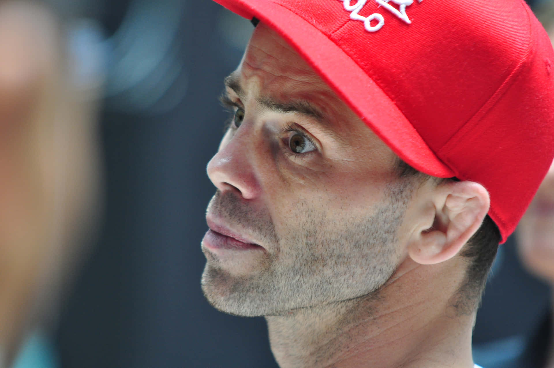 MMA Fighter Jens Pulver With Cap Wallpaper