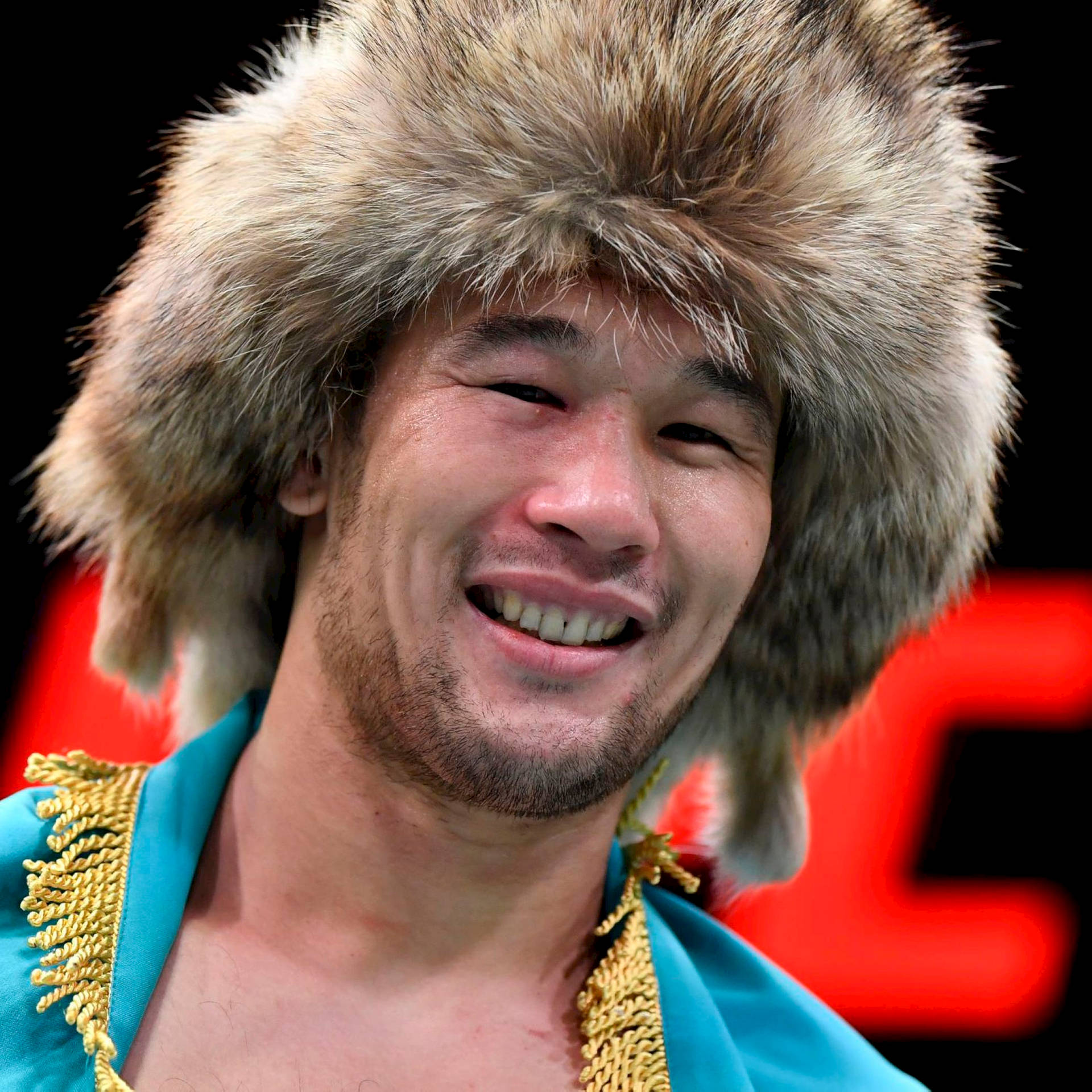 MMA Fighter Shavkat Rakhmonov Smiling Wallpaper