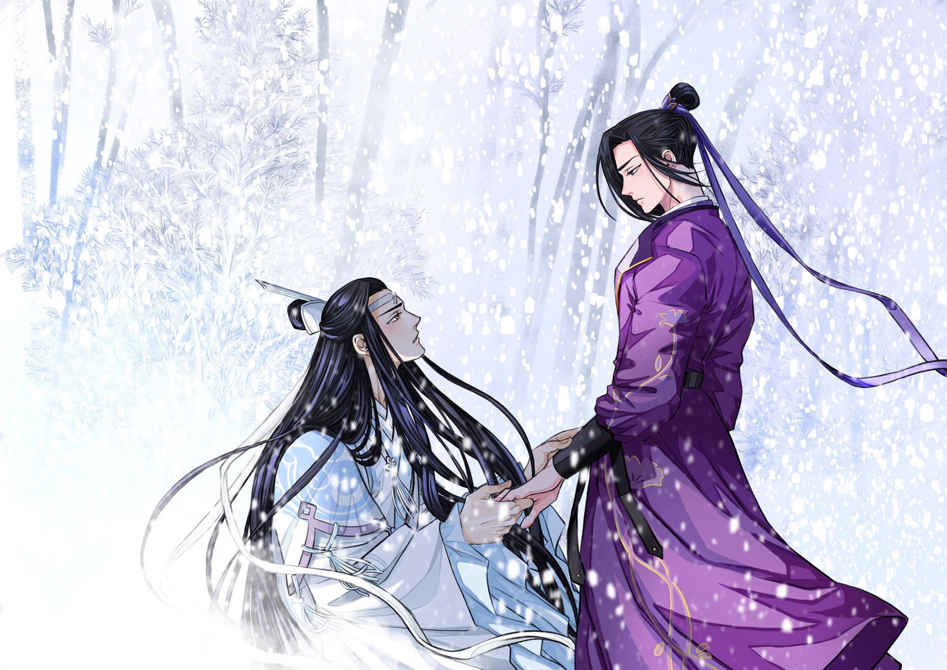 Mo Dao Zu Shi Zicheng Couple In Snow