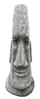 Moai Statue Head PNG