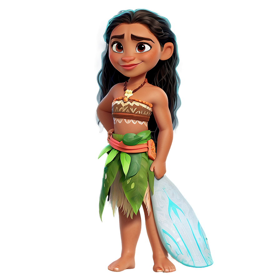 Moana Cartoon Style Png Fqe PNG