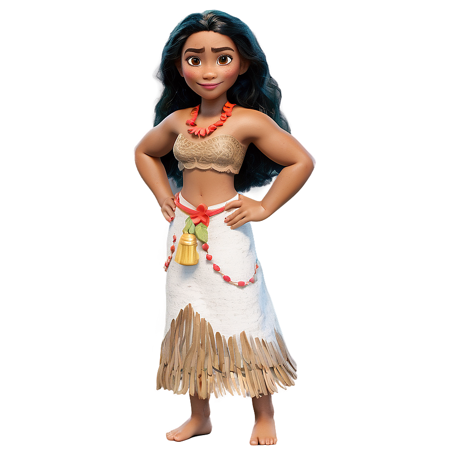 Moana Festive Outfit Png 05032024 PNG