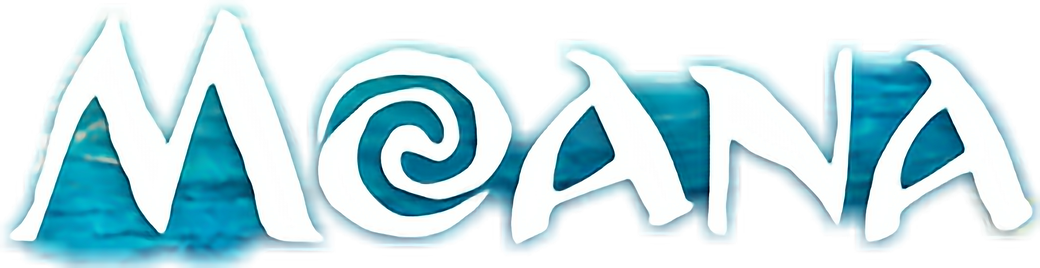 Moana Movie Title Graphic PNG