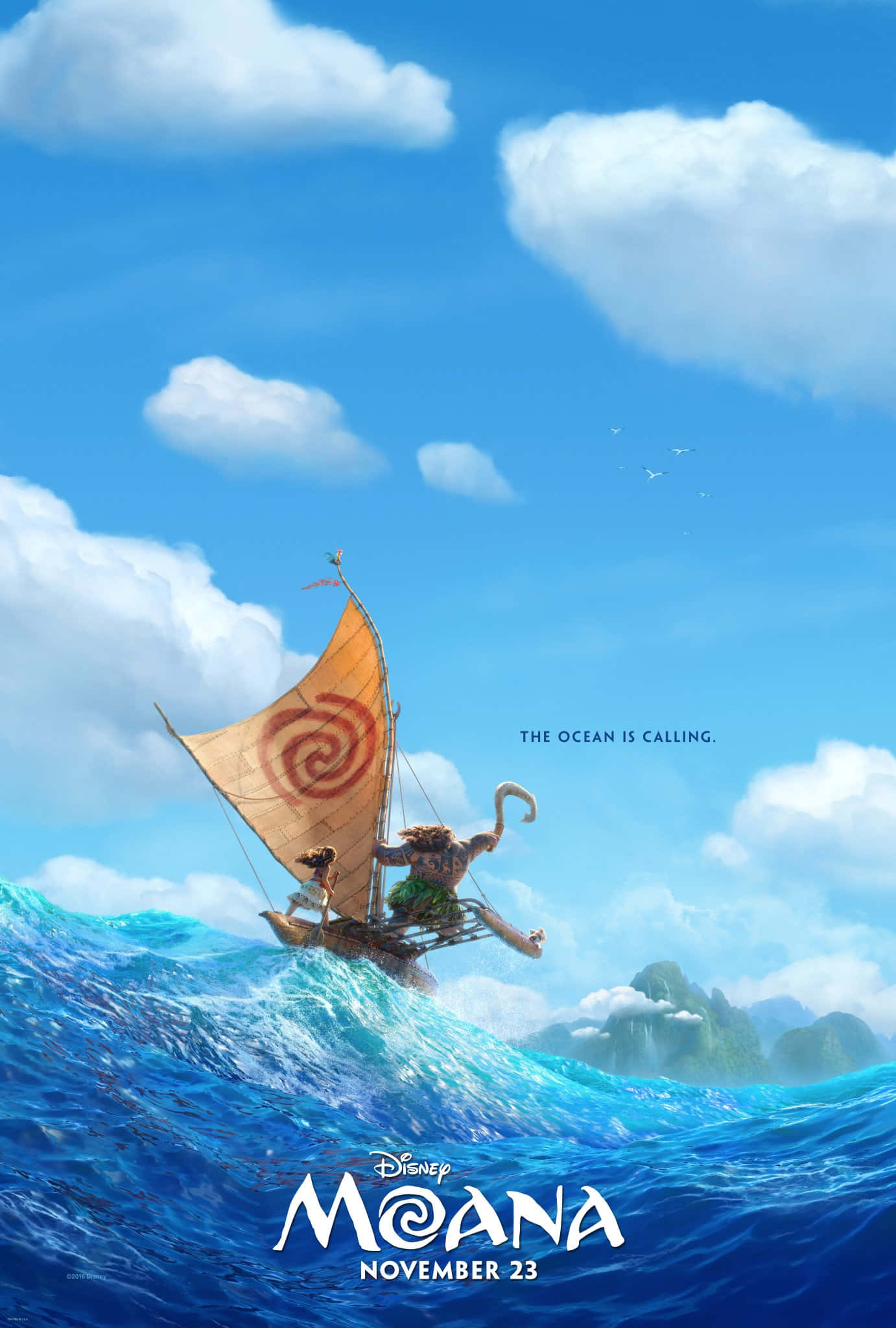 The beautiful Moana on her quest to restore harmony to her home