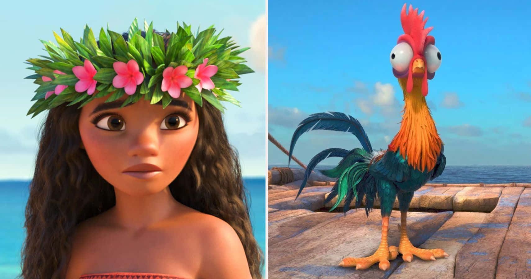 Disney'smoana Und Maui Begeben Sich Auf Eine Reise Voller Mut Und Entdeckungen