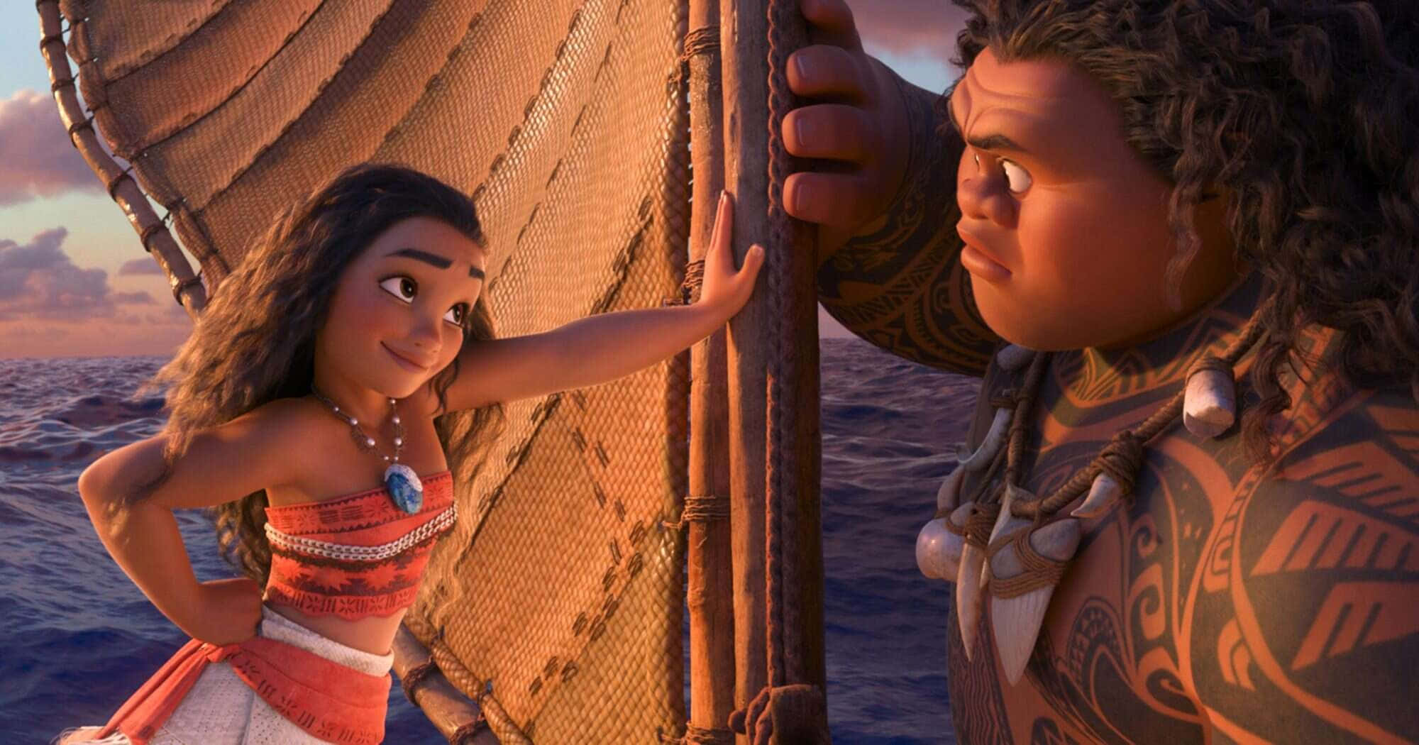 Feel the courage and determination of Moana as she embarks on a life-changing journey.