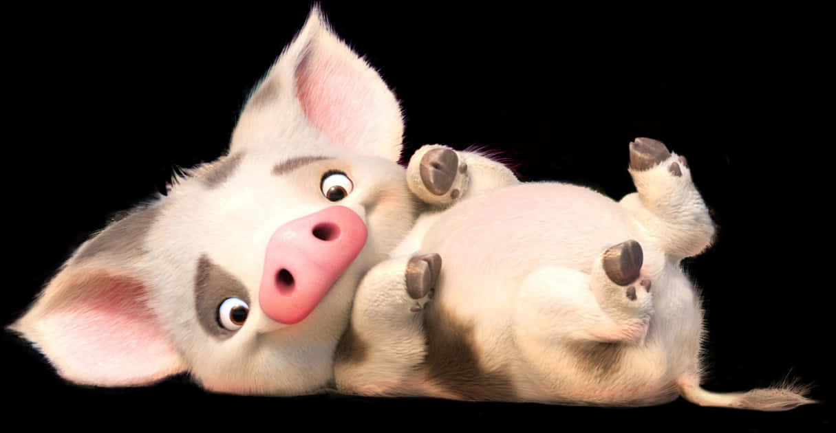 Moana Puathe Pig Cute Expression PNG