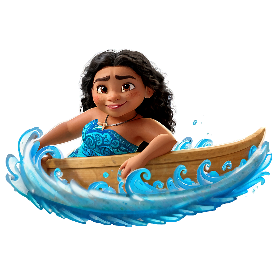 Download Moana Wave Riding Png Ies | Wallpapers.com